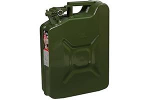 Start Tanica in Ferro Antiscoppio per Carburante 10L - Omologata, Resistente e Sicura per Benzina e Diesel