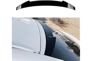 YMXFKY ABS Heckspoiler Hinten Kofferraum Fenster Dach Spoiler Dachspoiler für BMW X6 F16 2015 2016 2017 2018 2019 Auto Karosserie Styling Außen Zubehör,Glossy Black