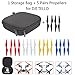 Produktbild Joint Victory Handheld Storage Bag + 5-Colors Quick Release Propellers Low-Noise Blades for DJI Tello Drone (1 Tasche + 5 Farbpropeller)