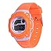 Price comparison product image Demiawaking LED Digital Electronic Multifunction Child Boy Girl Student Rubber Band Sport Watches (Orange)