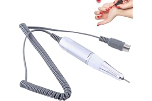 YUYTE Torno para Uñas, Mango de Taladro Eléctrico Accesorios para Máquina de Pulidor de Manicura Eléctrica (03)