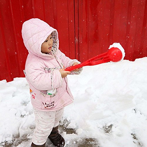 2 Pcs Winter Snow Ball Maker Sand Mold Tool Kids Toy Lightweight Compact Snowball Fight Outdoor Sport Tool Toy Sport (Small)