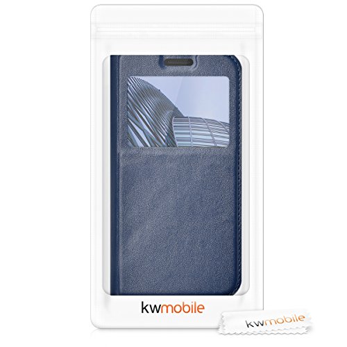 kwmobile Funda para Samsung Galaxy A5 2017 - Carcasa de Cuero sint tico con Ventana - Case con Solapa Azul Oscuro reviews kwmobile Funda para Samsung Galaxy A5 2017 - Carcasa de Cuero sint tico con Ventana - Case con Solapa Azul Oscuro