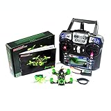 Controlador de vuelo: Super_S F4 Controlador de vuelo integrado Betaflight OSD Motor: Happymodel SE1102 Motor sin escobillas KV9000 Hélice: 1935 hélice de 3 palas