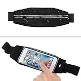 iMounTop Running Belt Tasche / Sport Bauchtasche Joggen / Laufgürtel Smartphone Handy Tasche Sport / Gürteltasche Schlüssel Hüfttasche Jogging Fitness Gürtel Wasserresistente für iPhone 4 5 6 6plus 6s 6s plus SE, Samxung Galaxy, Huawei, LG, HTC Schlüssel Geld Hüfttasche beim Workouts Joggen, Jogging, Fitness, Running, Lauf, Training, Sport, Yoga, Wandern,Fitnessstudio (Farbe 1- Für 4''- 6'' Smartphone) - 