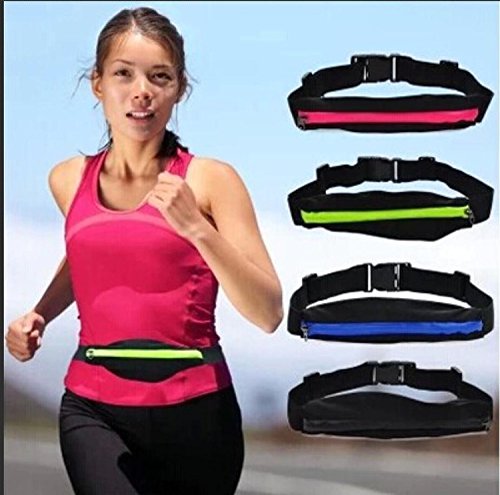 DOMIRE Viskey Cintura Cadera Dinero Bolsa Deporte Monedero Morado rose1