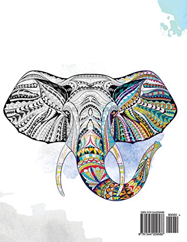 Elephant Coloring Book for Adults: Creative Animals Design for Relaxation and mindfulness