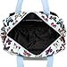 Miss Lulu 4 Piece Butterfly Baby Nappy Changing Bag Set (Blue)