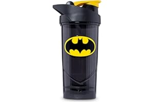Shieldmixer Hero Pro Classic Shaker for Whey Protein Shakes and Pre Workout, BPA Free, 700 ml, Batman Classic
