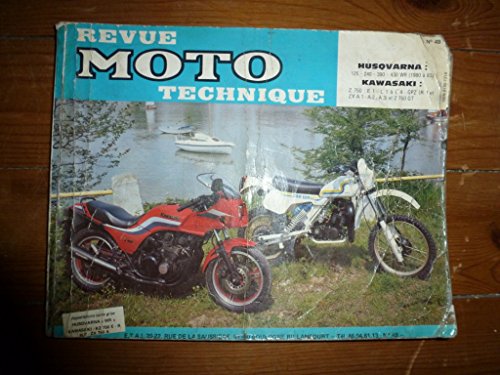 REVUE TECHNIQUE MOTO HUSQVARNA WR 125,240,430 de 1980 à 1983 KAWASAKI Z750E1, L1 à L4 GPZ R1 et ZX A1, A2, A3 Z750 GT RMT0049