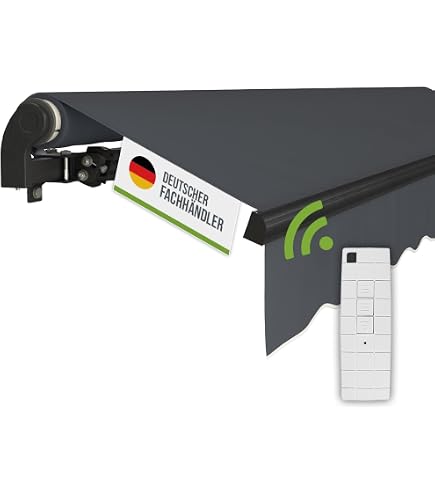 vidaXL Sttzen, Sttzfu fr Markisen Gelenkarmmarkisen, Drehbar Standfu  Sttzbein, Standmontage Halterung Absttzung, Wei 450x245cm Eisen :  Amazon.de: Garten