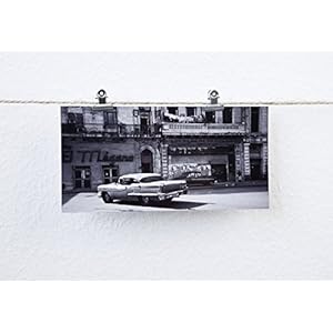 Postkarte XXL Panorama Kuba Havanna Oldtimer Street