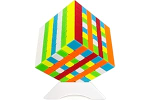 Oostifun FunnyGoo QiXing S2 Qi Xing S 2 7x7 Magic Cube Puzzle 3D Smooth Turnning Cube Multicolour Stickerless + Cube Stand