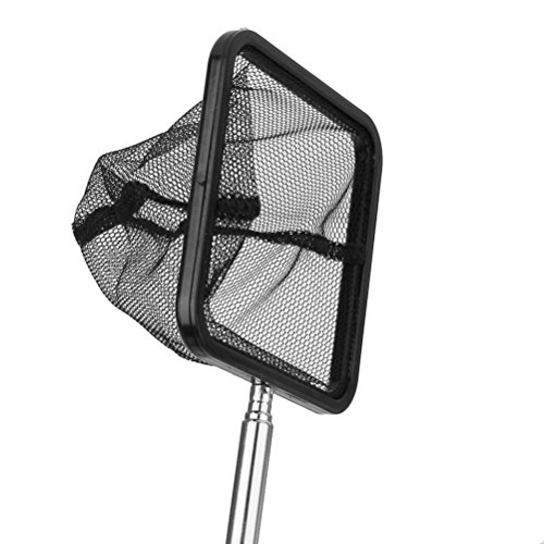 VORCOOL Kescher Aquarium Einziehbare Net(Schwarz) - 8