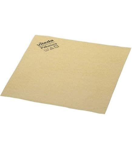 Vileda Mikrofasertuch Pvam Icro, Grün – 5 Stück, 38x35 Cm, Für Streifenfreies Putzen
