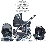 Chilly Kids Matrix II Kinderwagen Komplettset (Autositz &...