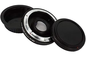 KECAY Anello adattatore adattatore per lenti Canon FD FL a Canon EOS EF EF-S Mount Camera - Adapter with Optical Glass