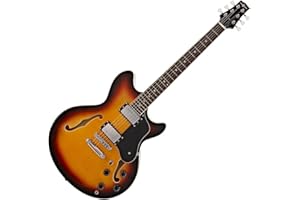 Semi Acoustic Guitar San Francisco by Gear4music with 2x Humbuckers