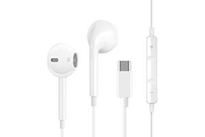 RR WCYDC USB C Headphones,In Ear Type C Earphones with Mic & Volume Control,Hi-Fi Stereo Wired Earbuds for Samsung Galaxy S23 S22 S21,iPhone 15/15 Pro,Huawei P40 P30 Mate 20,Google Pixel 7/7 Pro,iPad Pro 2022