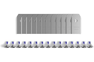 Segway Navimow lames de rechange Plus (12 pièces), accessoire pour robot tondeuse Navimow i105E, i108E, H500E-VF, H800E-VF, H1500E-VF, H3000E-VF, X315E, X330E, X350E, X390E