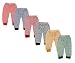 Kuchipoo Fleece Baby Pajamas Bottoms with Rib - Pack of 6 RS.399.00