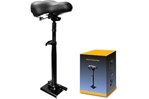 KALLAK Siège de Trottinette Électrique, Siège de Scooter Antichoc, Trottinette électrique Adulte Selle pour Segway Ninebot Max G30P, Hauteur réglable, Pliable