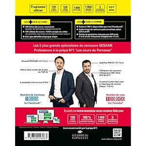 Le Grand Manuel du concours SESAME (écrits + oraux) - 120 fiches, 10 tests, 1000 questions + corrigés en vidéo - Édition 2019