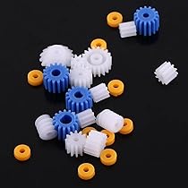 20 Ingranaggi In Plastica 18 Denti - Per Modelli DIY, 10x2 Mm - Foto 8
