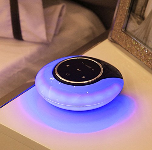Preisvergleich Produktbild LED-Nachtlicht, Touch-Steuerung, Stufenloses Dimmen, Freisprechen, Tragbare Bluetooth-Lautsprecher Nachttischlampe,Bluelight