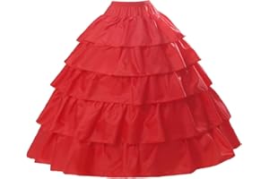 BEAUTELICATE Jupon sous Robe Crinoline Petticoat Rockabilly De Femme avec Volants Long 4 Cerveaux pour Robe De Mariage Mariée Soirée Bal