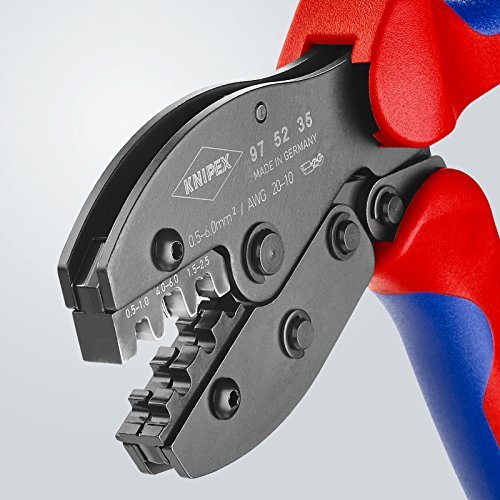 Knipex 97 52 35 PreciForce: Crimpzange für unisoliert-offene Steckverbinder - 3