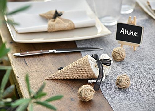 Geschenkbeutel 7.5 x 16 cm 4 Stück Geschenktasche Tüte Zuckertüte Säckchen Gastgeschenk – 5292 - 2