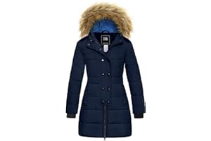 ZSHOW Mädchen Winter Warm Puffer Mäntel Wasserabweisend Outdoor Jacke Baumwolle Gepolsterte Jacken Kunstpelz KapuzenMäntel