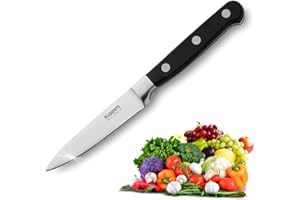 Kuppels SOLID Spickmesser, extra scharf & schnitthaltig, gehärteter Klingenstahl, rostfrei, poliert & spülmaschinenfest, Allzweckmesser, Allesschneider, Profi-Messer