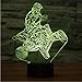 Produktbild Schlafzimmer Dekor Beleuchtung Geschenk 3D Led Cross-Country Motorrad Modellierung Nachtlicht 7 Farbe Touch All Terrain Fahrzeug Usb Schreibtischlampe