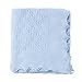 The Wool Company Baby Blue Cotton Christening Shawl