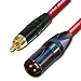 Price comparison product image designacable NYS373-0-VDINRD0100-NC3MXX-B 1m RCA to Male XLR Cable - Red