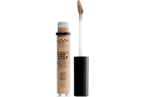 ‎NYX PROFESSIONAL MAKEUP NYX Professional Makeup Can't Stop Won't Stop Contour Concealer - wasserfester flüssiger Abdeckstift, Kaschieren & Highlighten, 3, 5 ml, Medium Olive 09