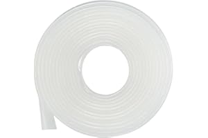 TA-VIGOR Tubo Termorretráctil 13mm con, Longitud 1 m, Relación 2:1, Aislante Eléctrico Impermeable para Reparaciones de Cables, Conectores, Manguito Transparente