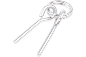 T TOOYFUL Réparation Universelle D'auvent de Poteau de Tente de Camping D'anneau D' D'aluminium Goupille