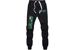 WANHONGYUE Anime One Piece Luffy Pantalons de Sport Jogging Adulte Cosplay Bas de Survêtement Sweatpants Trousers avec Poches
