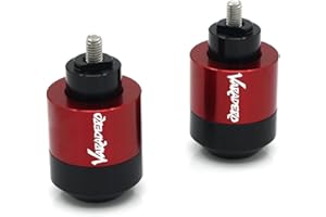 YXSM Poignées De Guidon Embouts De Poignée Prise De Poignée Embouts De Curseur pour Honda XL 125V XL125V Varadero 2001-2010 Accessoires De Moto (Couleur : Rouge)