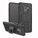 Produktbild Galaxy A8 Plus 2018 Hülle, WindCase Outdoor Dual Layer Holster Armor Tasche Heavy Duty Defender Schutzhülle mit Ständer Case für Samsung Galaxy A8 Plus 2018 Schwarz