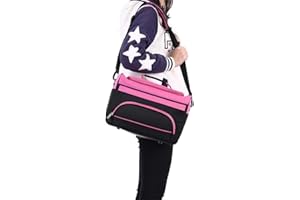 ‎YUYTE Tragbare Friseurtasche, Salon Werkzeugtasche Große, Friseurkoffer Friseurtasche, Barber Handtasche Schere Kamm Halter Hairstyling Fall Reisegepäck Beutel, Reisetasche für Frisör Friseurin