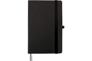 Finocam - Zwykły notatnik, czarny, blat stołowy - M6-130x210 mm