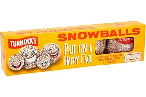 Tunnock's Coconut Covered Marshmallows Snowball, 120 g