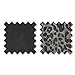 Handbag2Handbag bag organiser in Black with pebbles print lining clear trim and taupe toggles