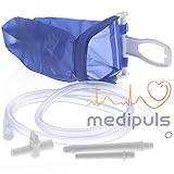 Travel Irrigator Complete – 2 Litre – Plastic X2507, Gentle Colon Cleaning Home or Away