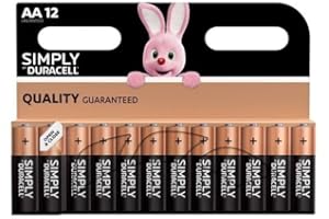 YUTUKI Duracell Simply Aa Batteries, 24 Pack Aa
