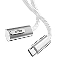 MAKINGTEC USB C Magnetic Right Angle Adapter USB C 2 T-Tip Cable Cord 1.8M PD 60W 100W Power Fast Head Charging Compatible with Old MacBook Pro After 2012 Year for Magsafe2 C
